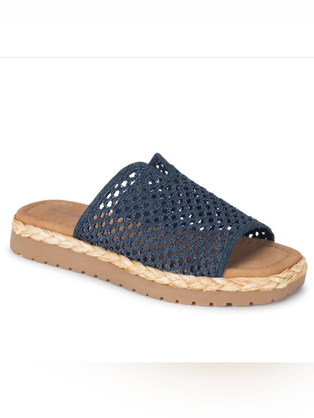 Baretraps *NEW* Tasmine Slip-Resistant Boho Slide Sandal Size 10 in DARK DENIM